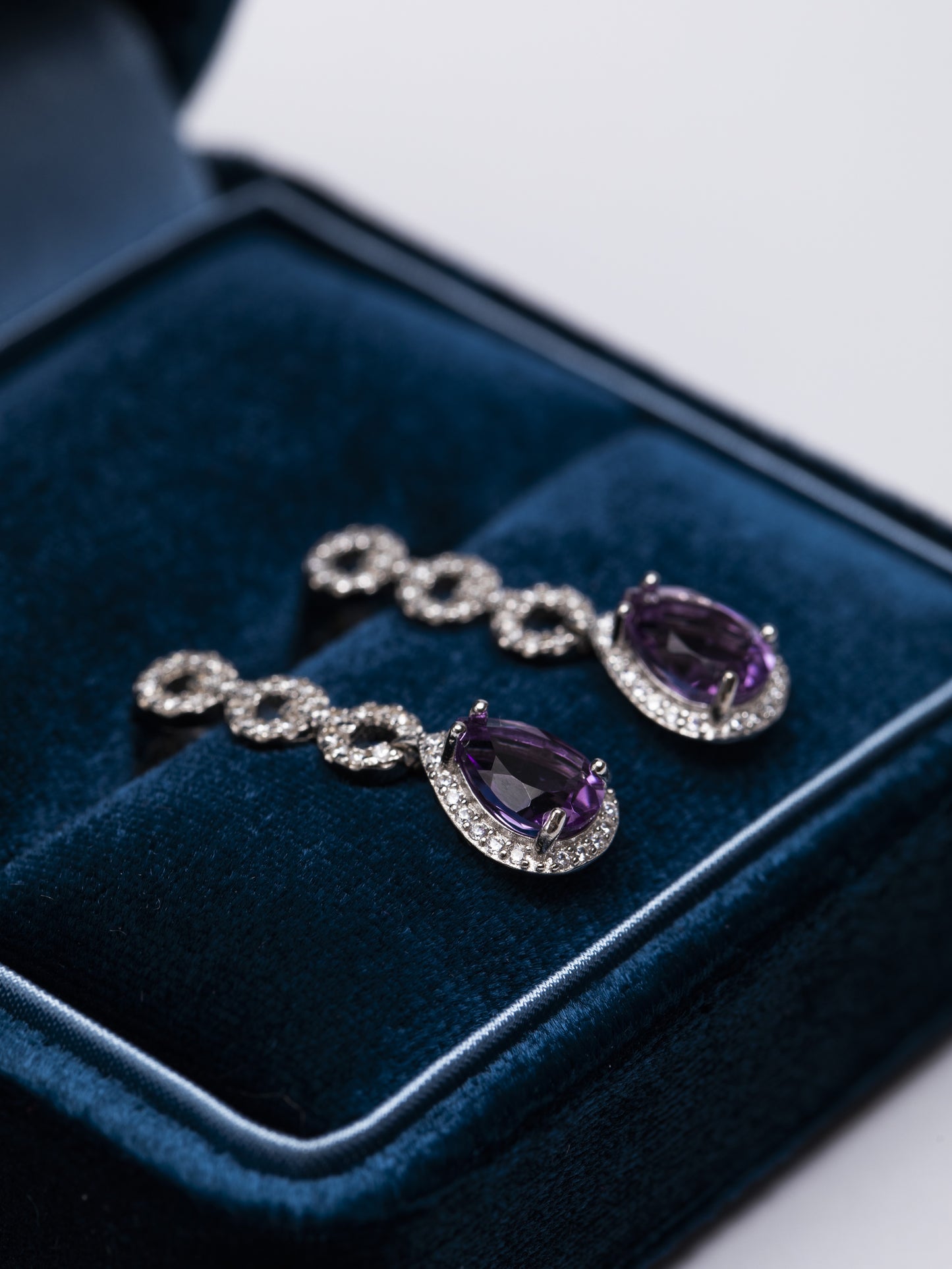 Gotas de Cristal Morado