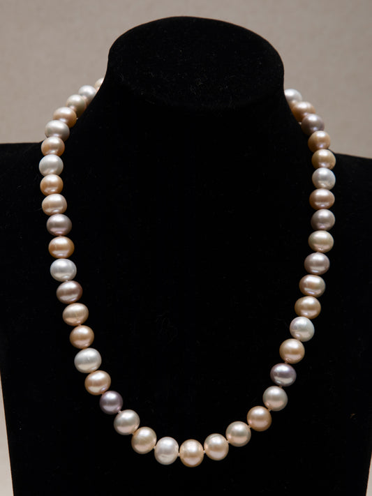 Collar Perlas Caramelo S