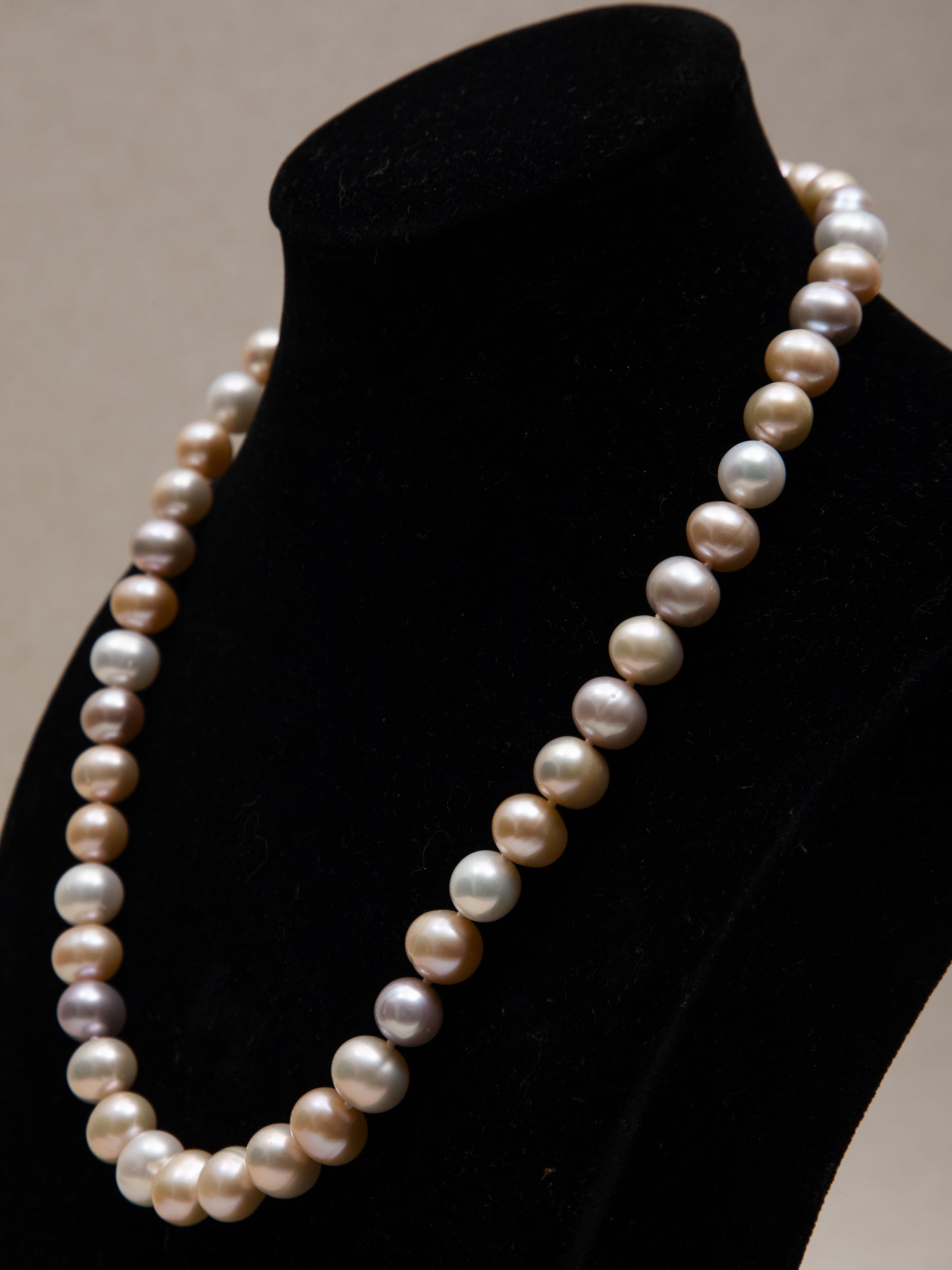 Collar Perlas Caramelo S