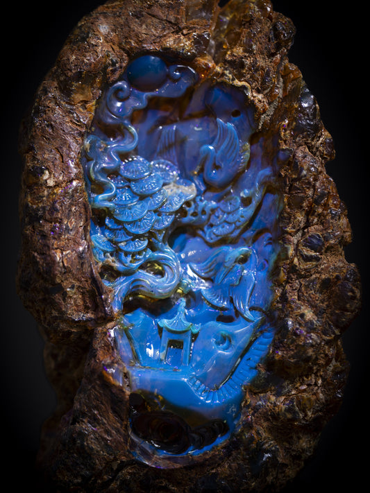 Gruta de Ambar Azul