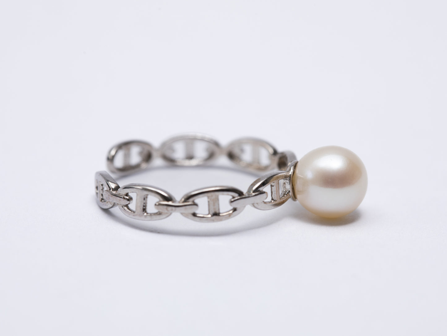 Anillo Eslabones de Perla