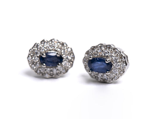 Aretes de Zafiro