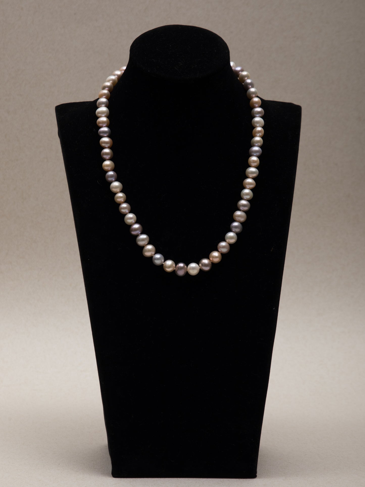 Collar Perlas Caramelo L